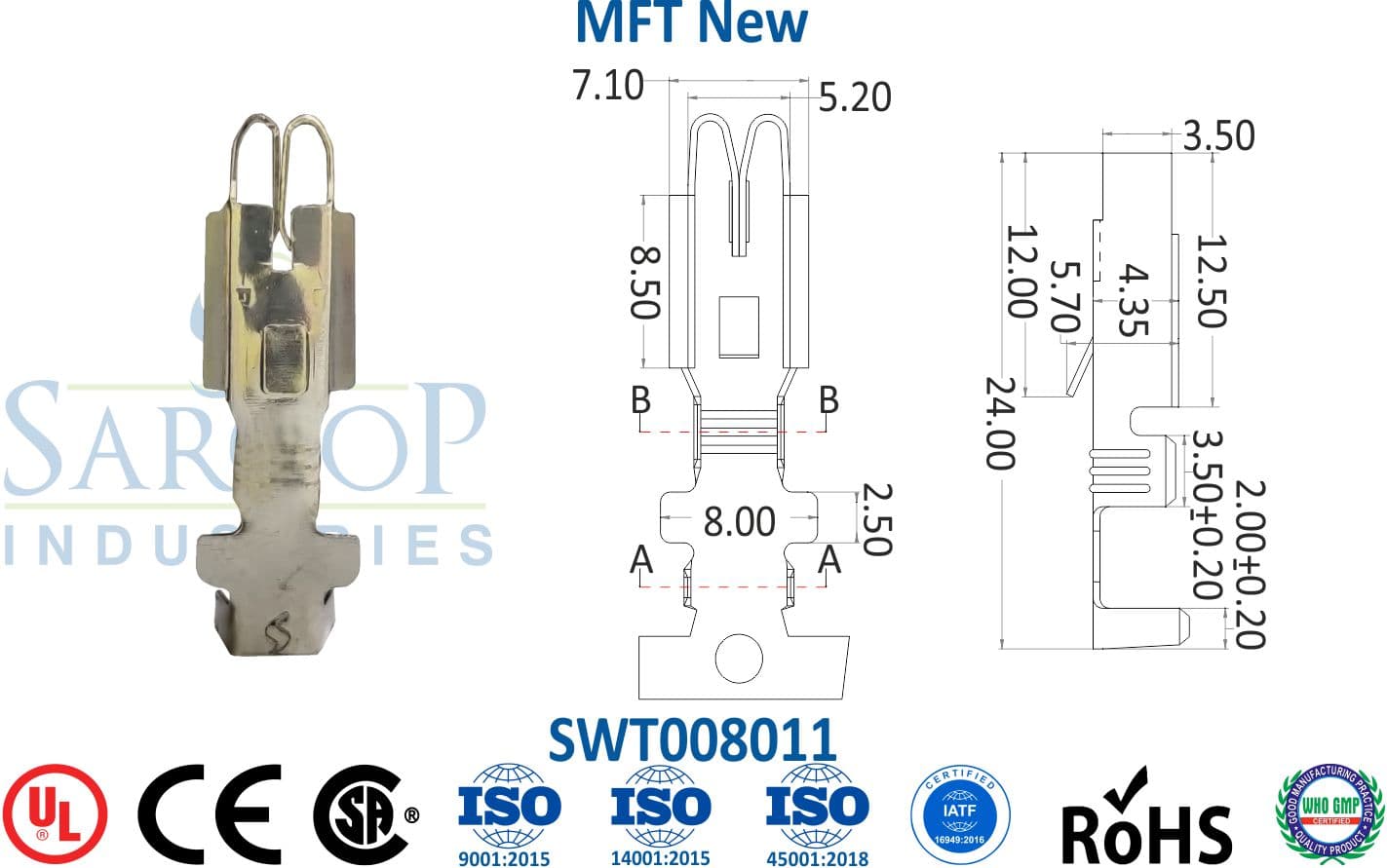 Fuse Series Terminal - MFT New (SWT008011) - 1