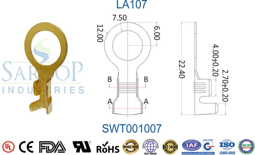 Ring Series Terminal - LA107 (SWT001007)