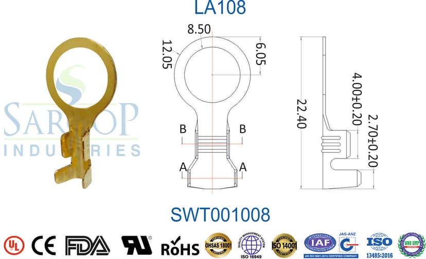 Ring Series Terminal - LA108 (SWT001008)