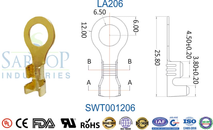 Ring Series Terminal - LA206 (SWT001206)