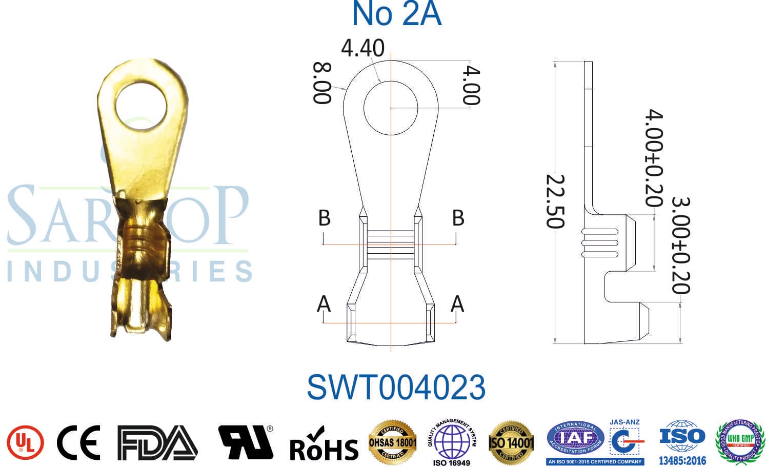 Ring Series Terminal - No 2A (SWT004023) - 1