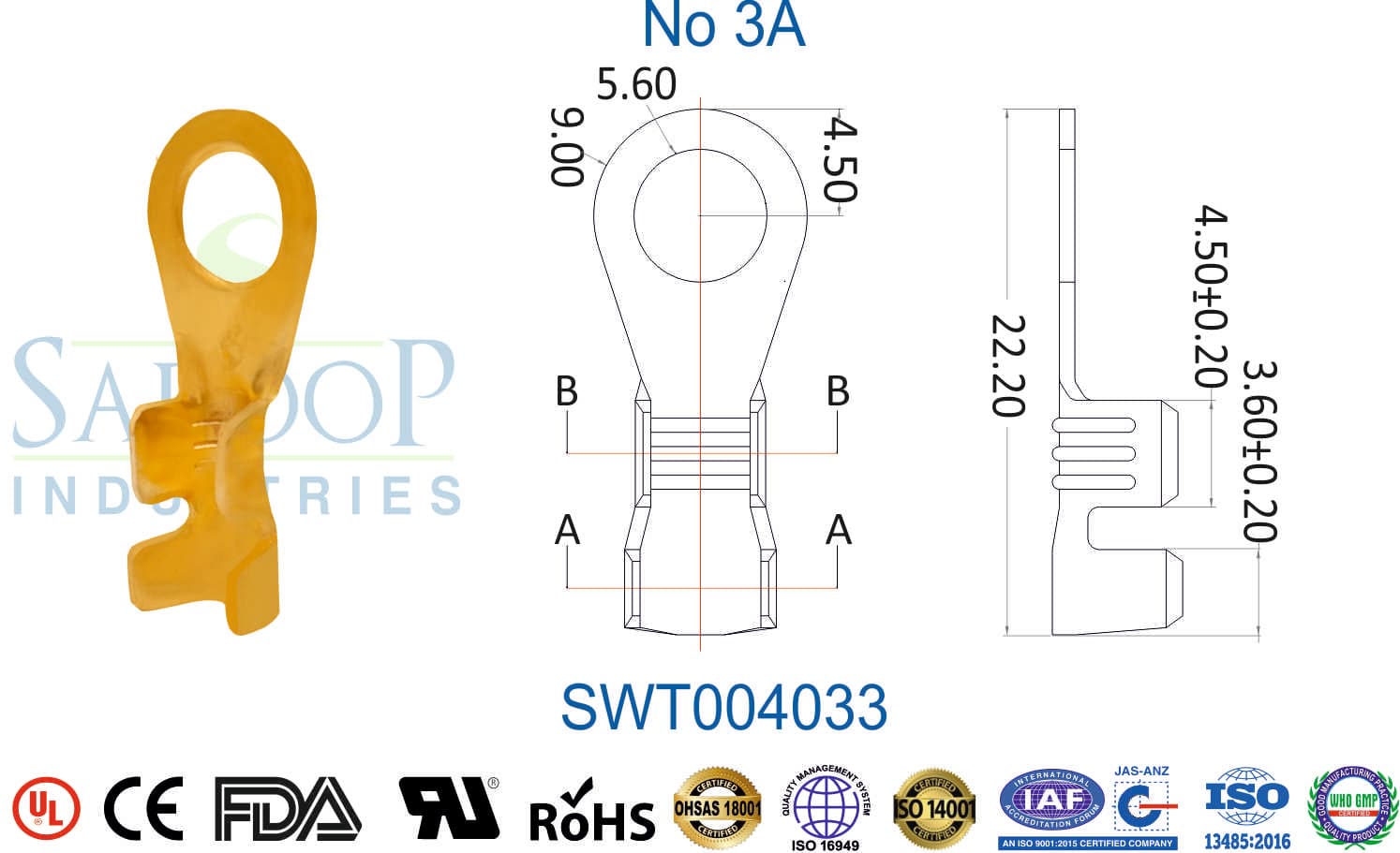 Ring Series Terminal - No 3A (SWT004033) - 1