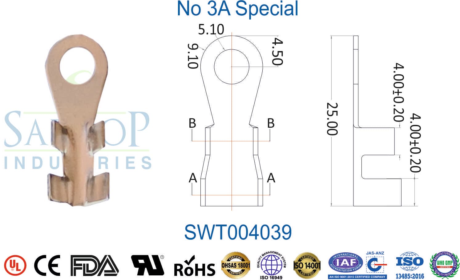 Ring Series Terminal - No 3A Special (SWT004039) - 1