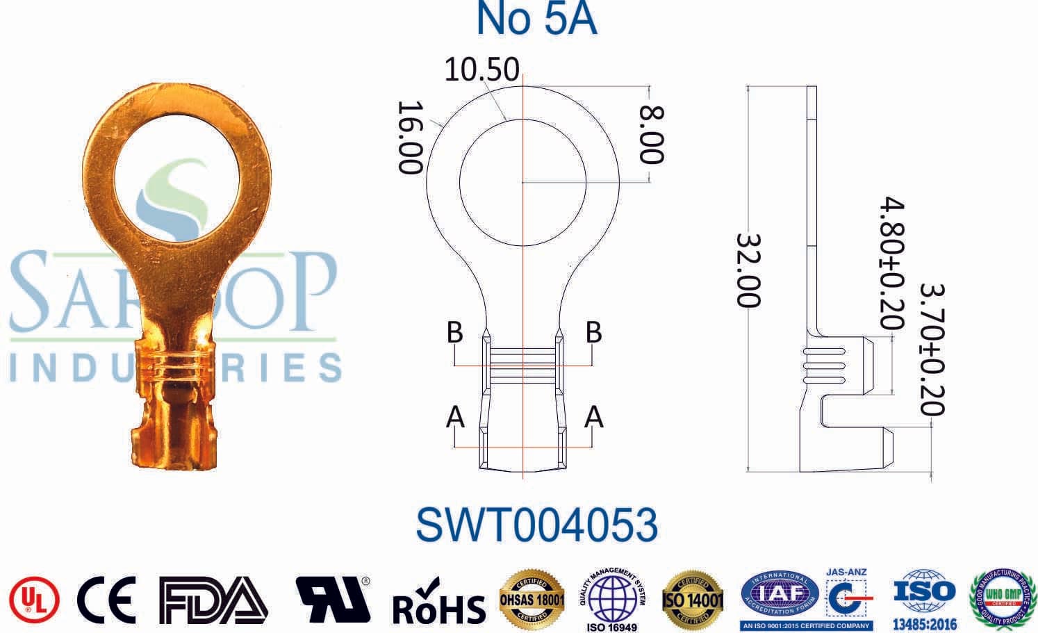 Ring Series Terminal - No 5A (SWT004053) - 1