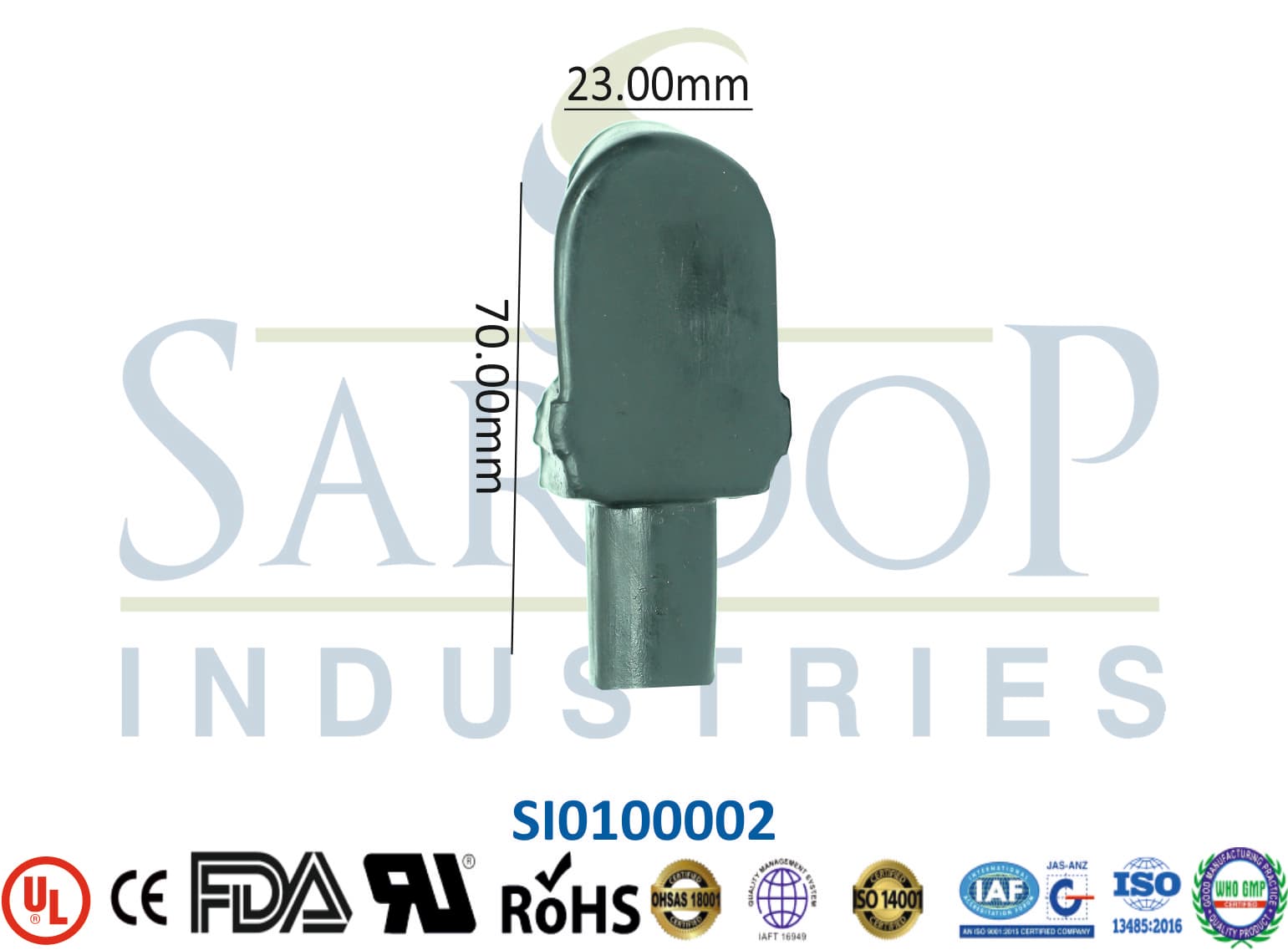 Rubber Grommet - 12.60mm x 12.90mm - 1