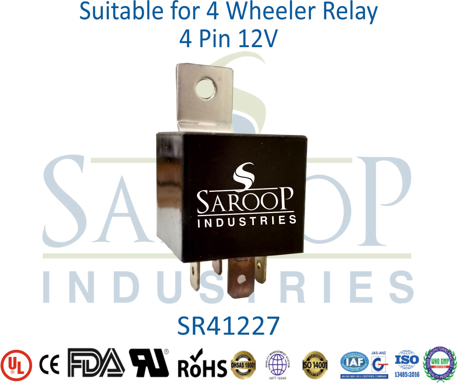 4 Wheeler Relay 4 Pin 12V - 1