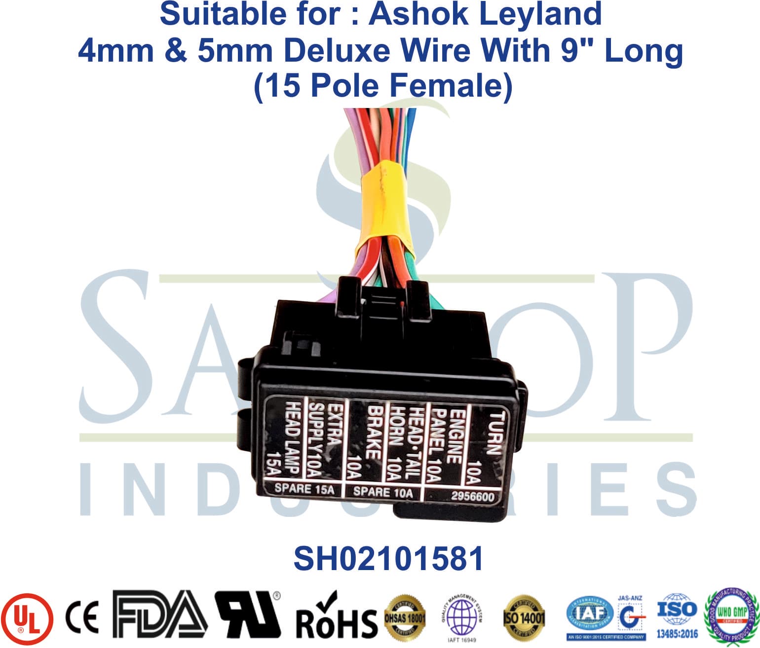 Ashok Leyland 15 Pole Female Relay Base - 1