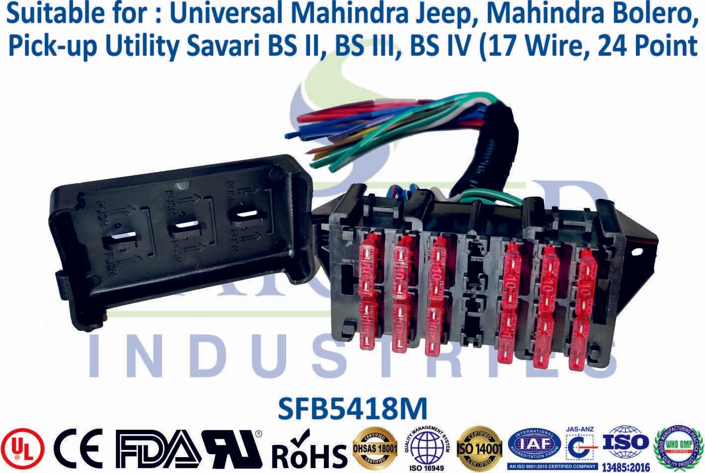 Mahindra Jeep Fuse Box - 1