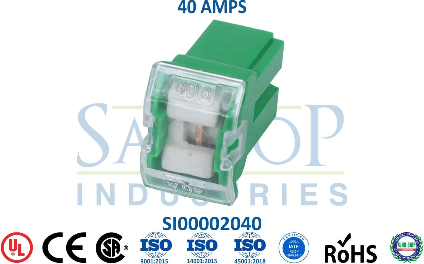 Slow Blow Female Fuse - 40 AMPS - 1