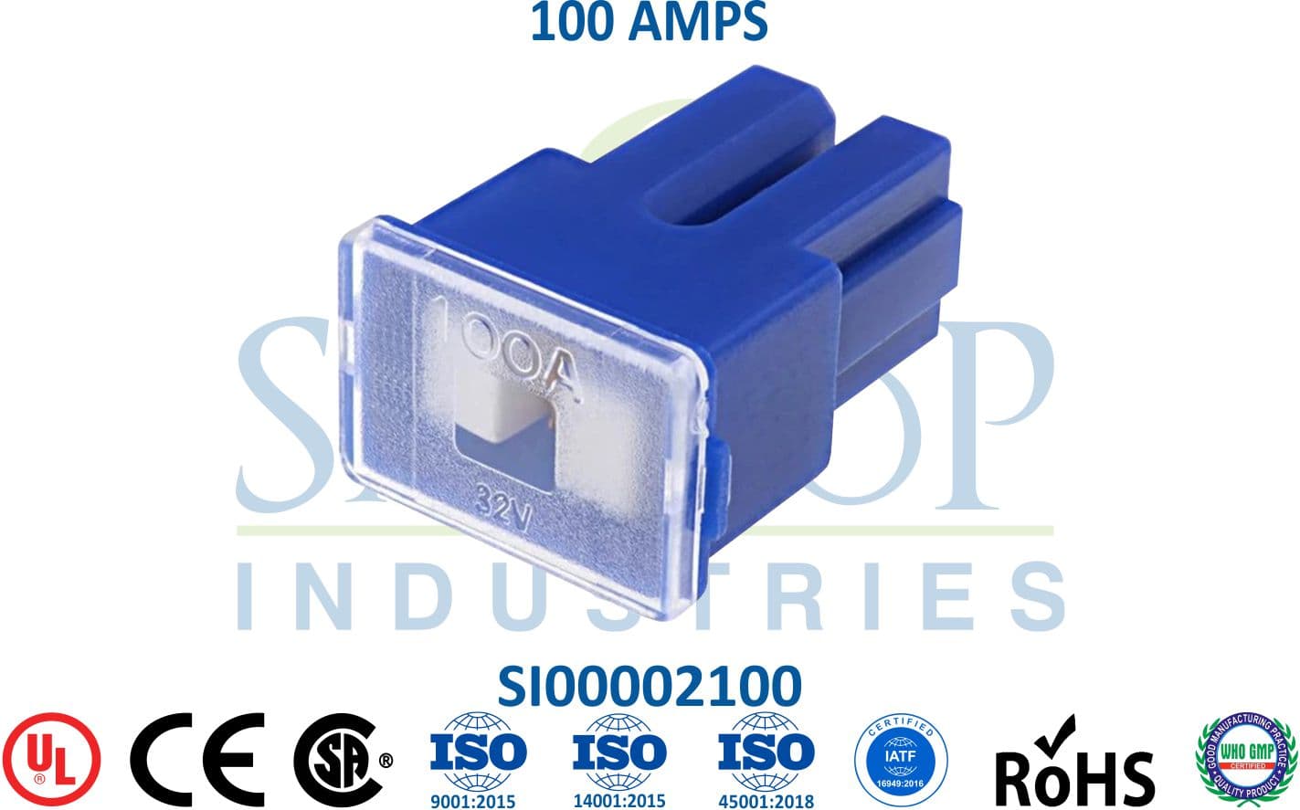 Slow Blow Female Fuse - 100 AMPS - 1