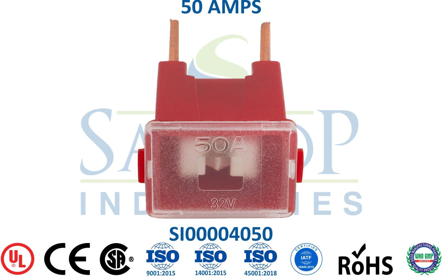 Slow Blow Male Fuse - 50 AMPS - 1