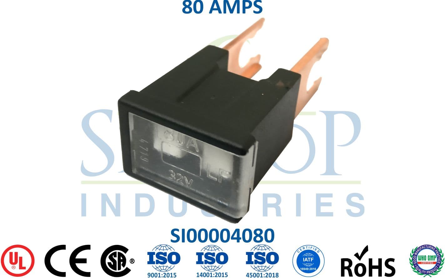 Slow Blow Male Fuse - 80 AMPS - 1