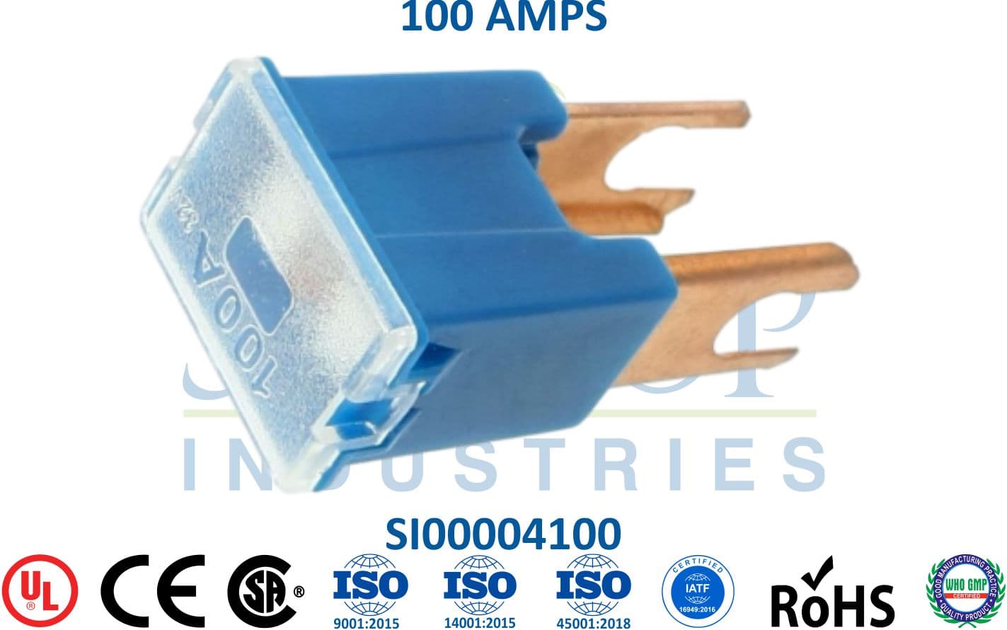 Slow Blow Male Fuse - 100 AMPS - 1