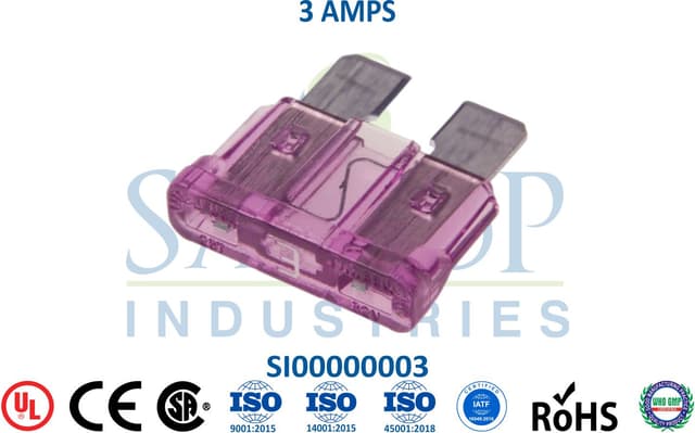 Standard Fuse - 3 AMPS