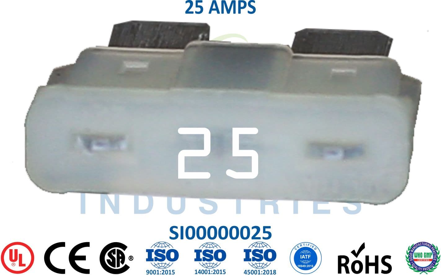 Standard Fuse - 25 AMPS - 1
