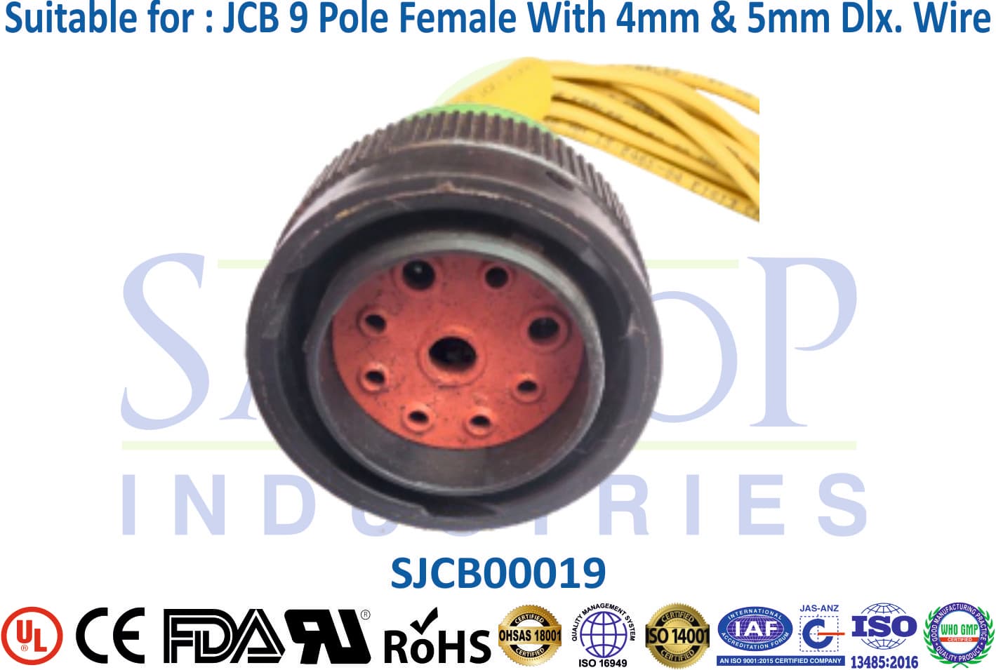 JCB Connector 9 Pole Female - 1