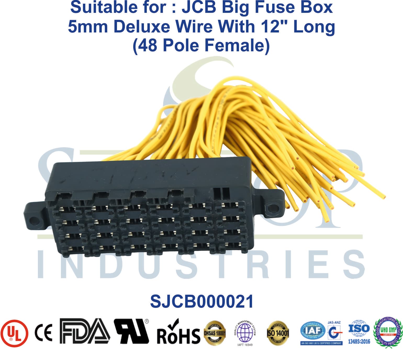 JCB 48 Pole Female Big Fuse Box - 1