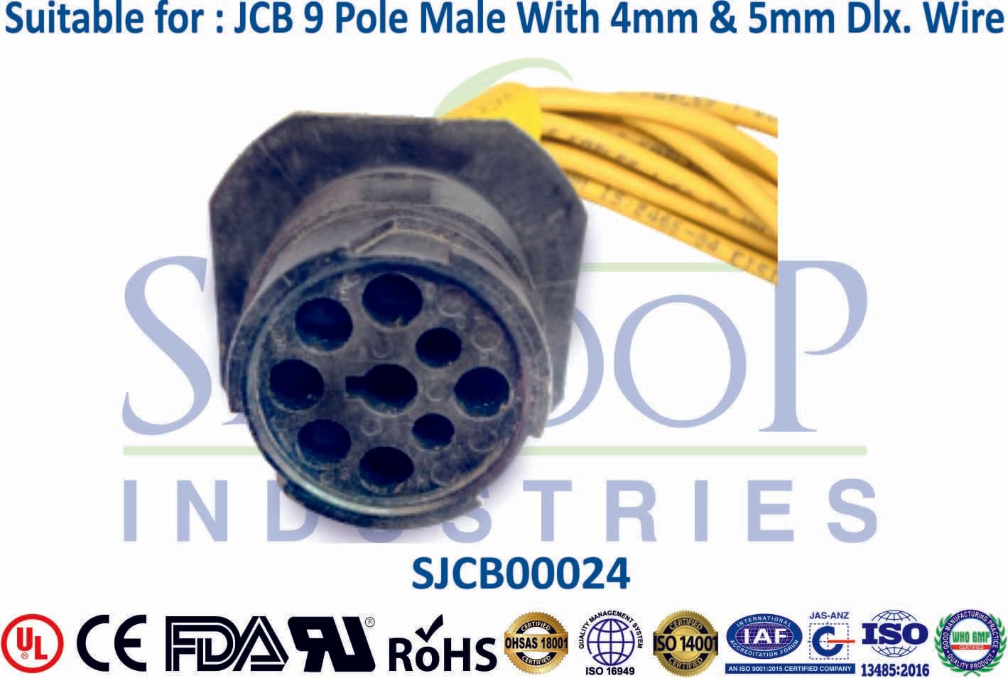 JCB Connector 14 Pole Male - 1