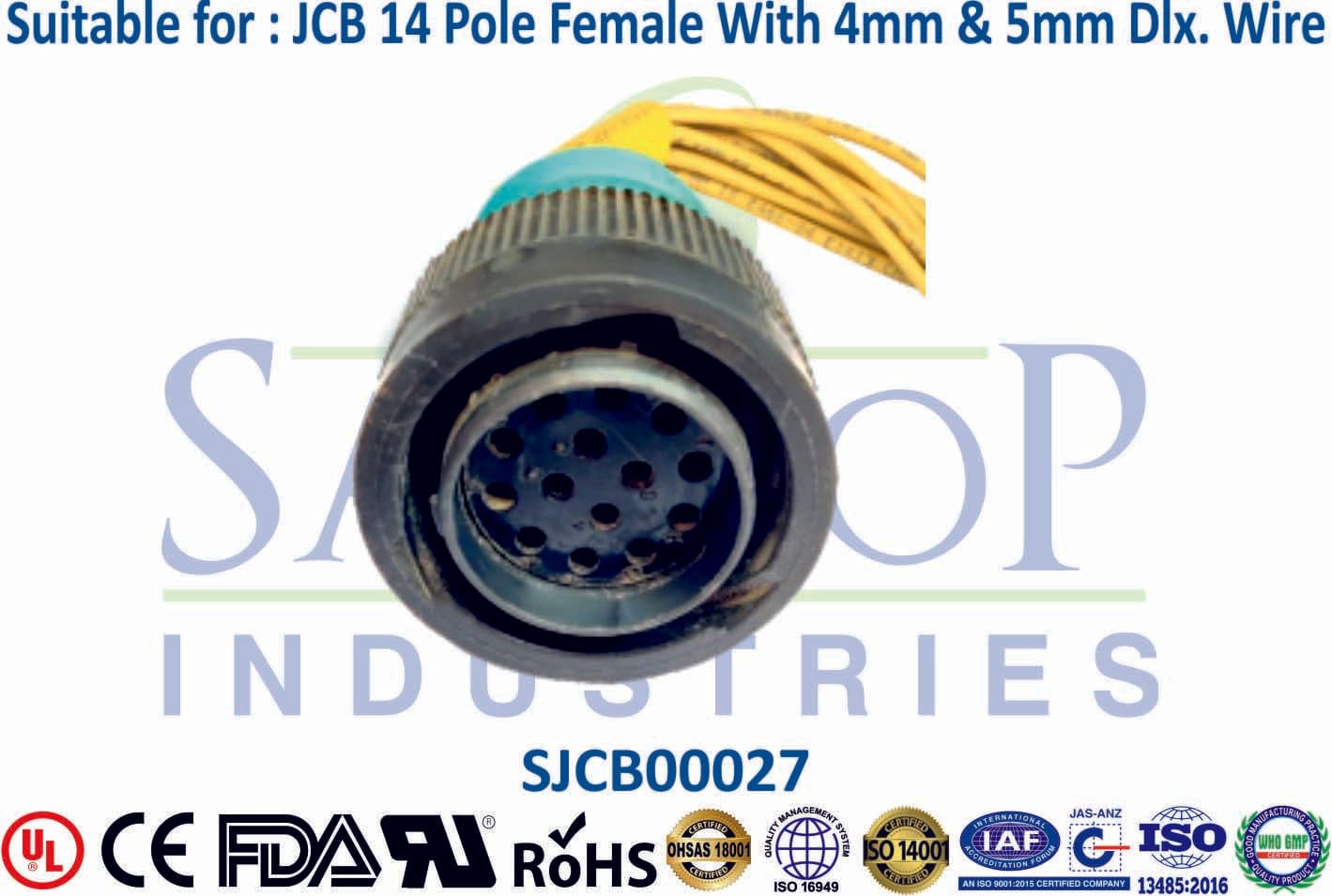 JCB Connector 16 Pole Female - 1