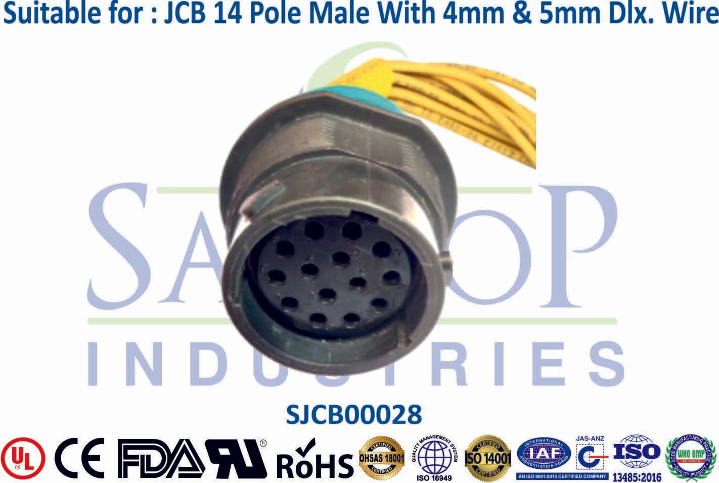 JCB Connector 16 Pole Male - 1