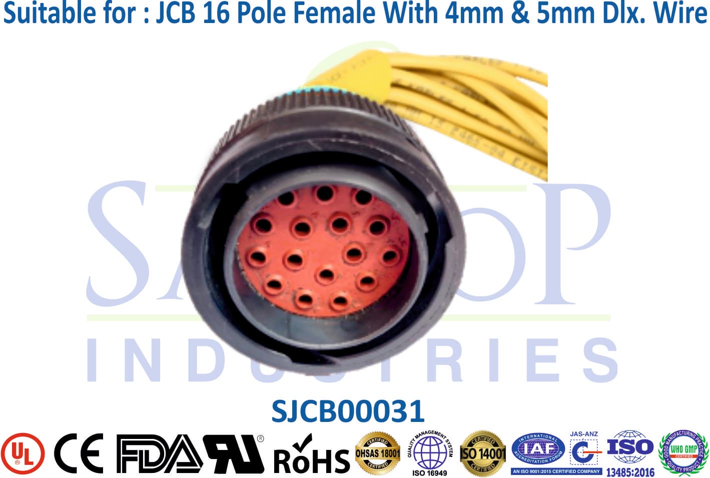 JCB Connector 18 Pole Female - 1