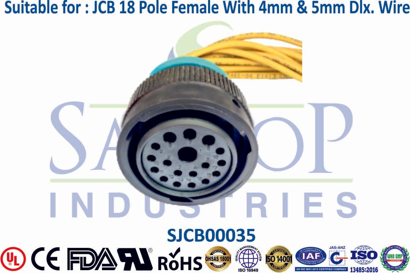 JCB Connector 23 Pole Female - 1