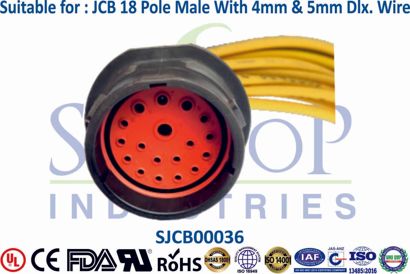 JCB Connector 23 Pole Male - 1