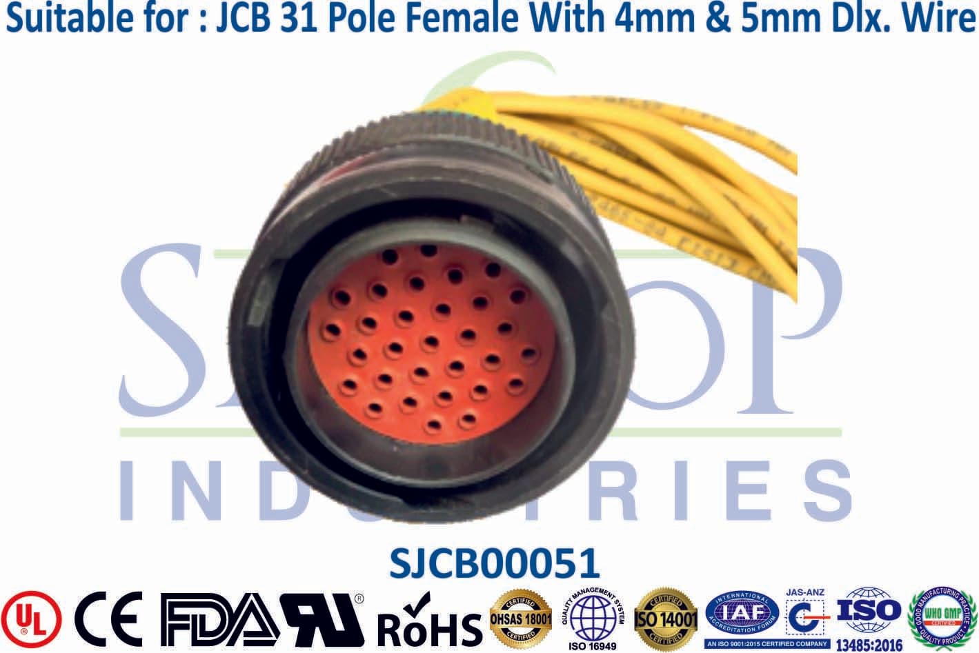 JCB Connector 19 Pole Female - 1