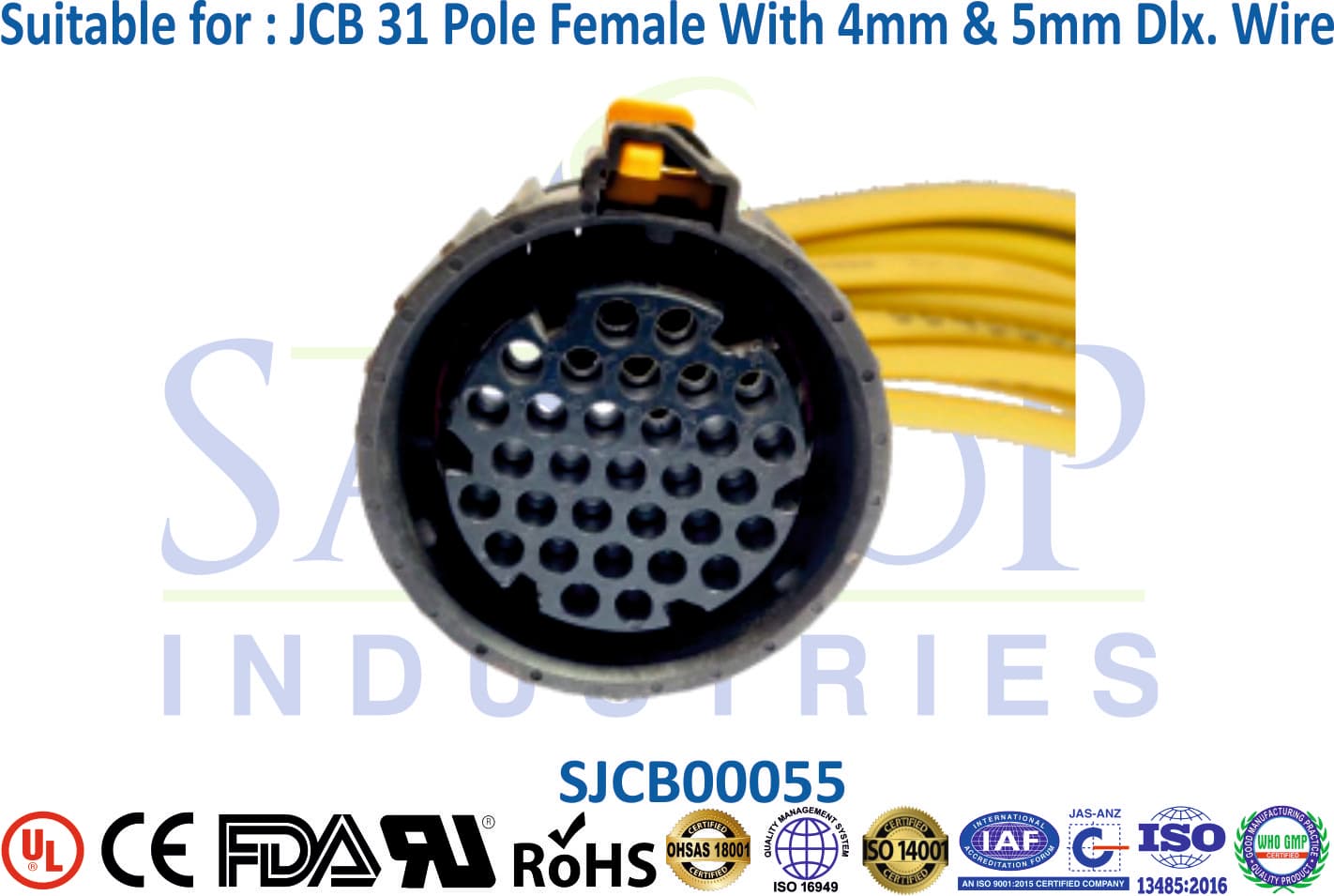 JCB Connector 31 Pole Female - Type 2 - 1