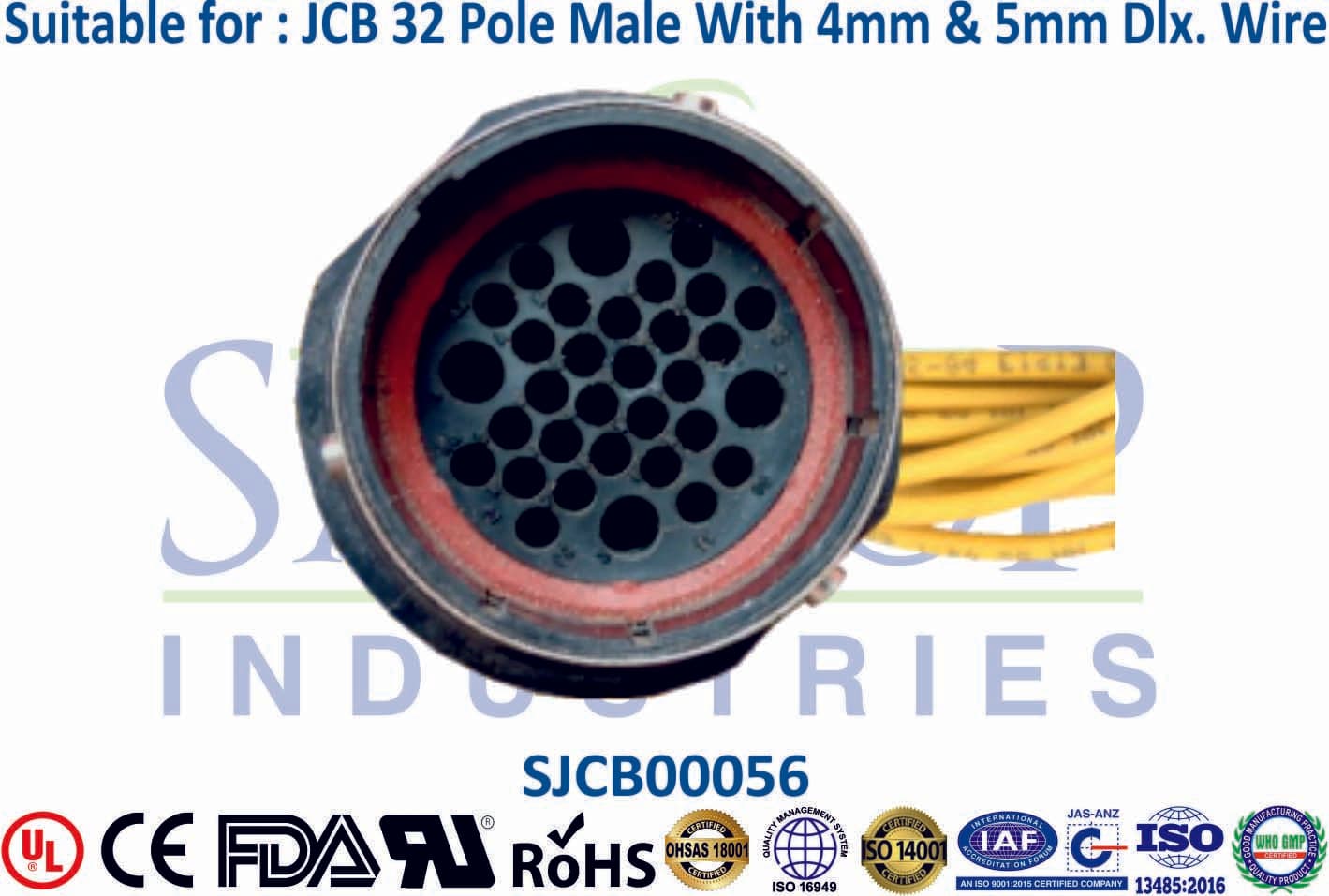 JCB Connector 32 Pole Male - 1