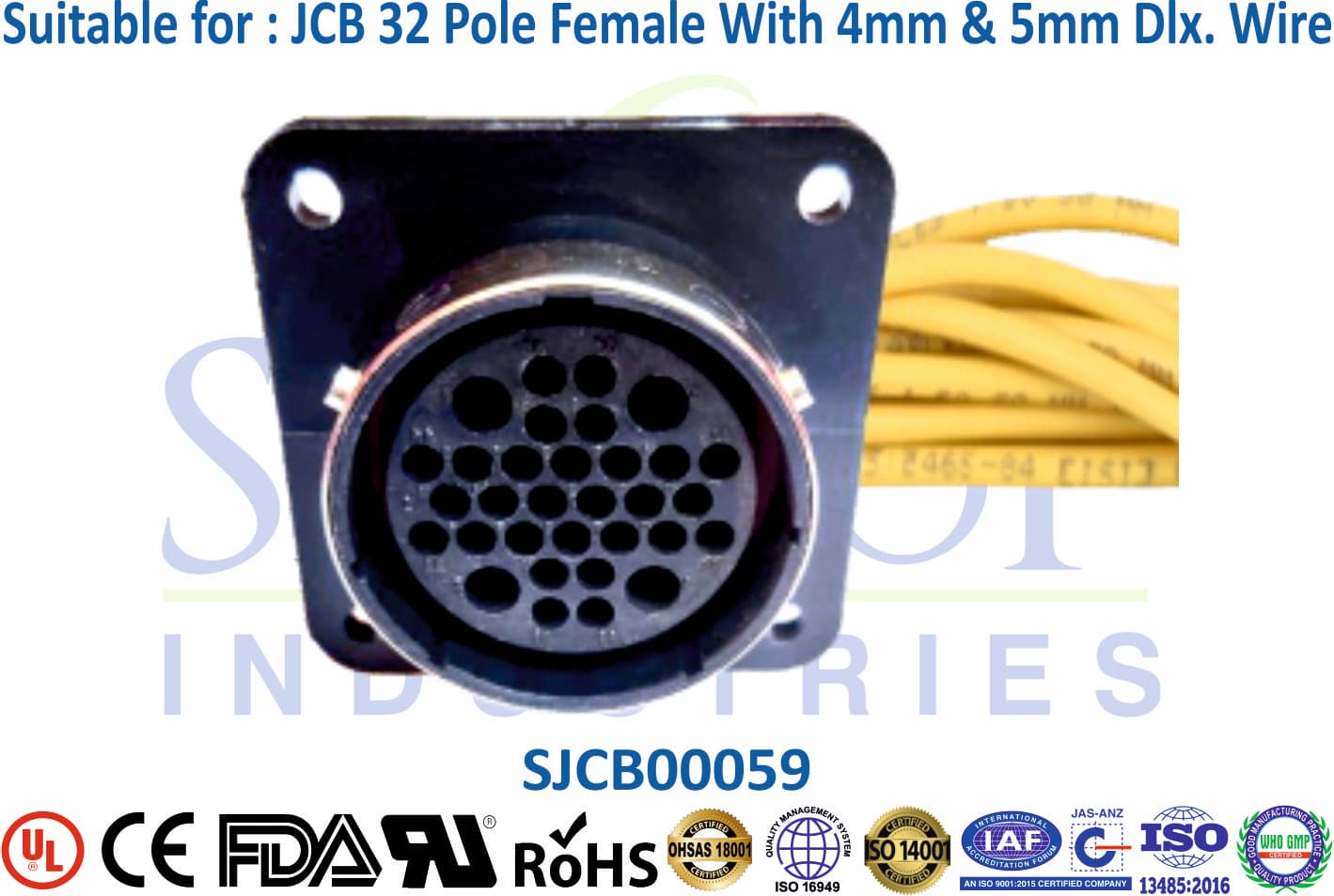JCB Connector 32 Pole Female - 1