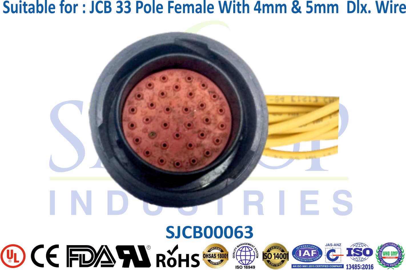 JCB Connector 33 Pole Male - 1