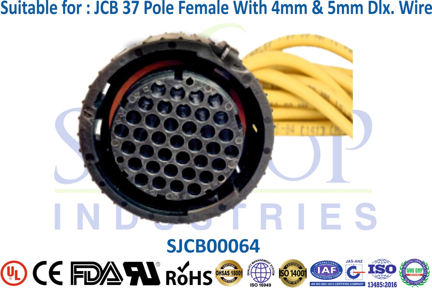 JCB Connector 37 Pole Female - 1