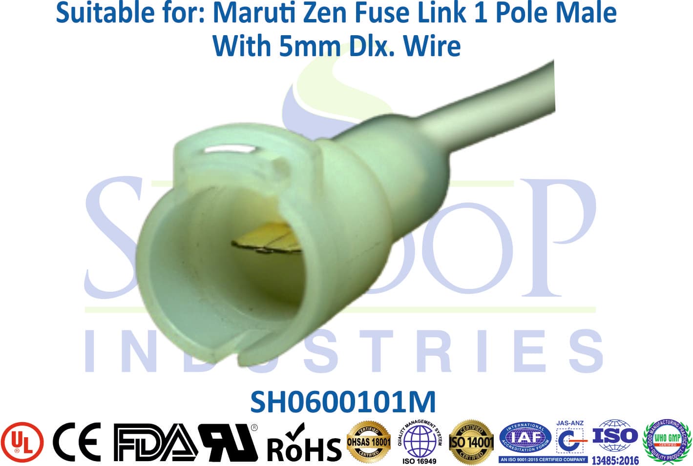 Maruti Zen Fuse Link 1 Pole Male - Round - 1