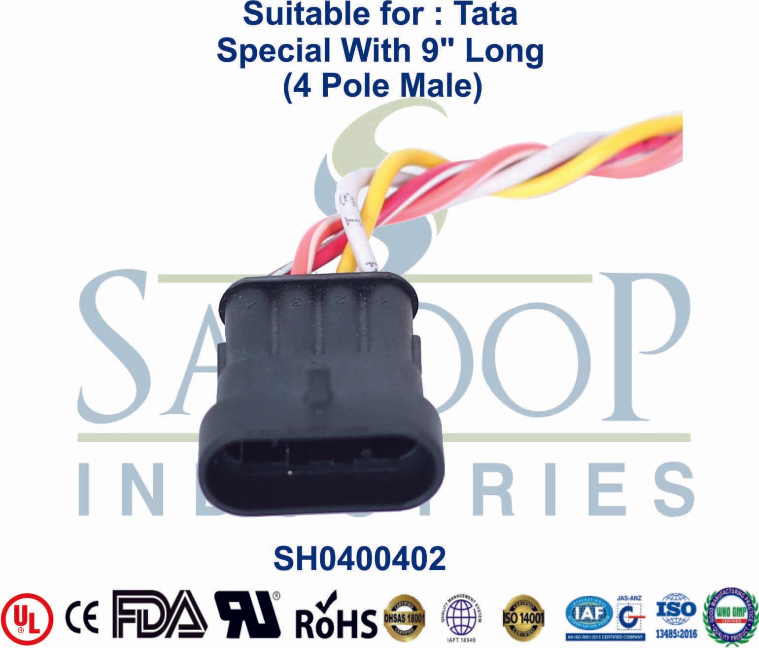 Tata 4 Pole Male - Super Sealed - 1