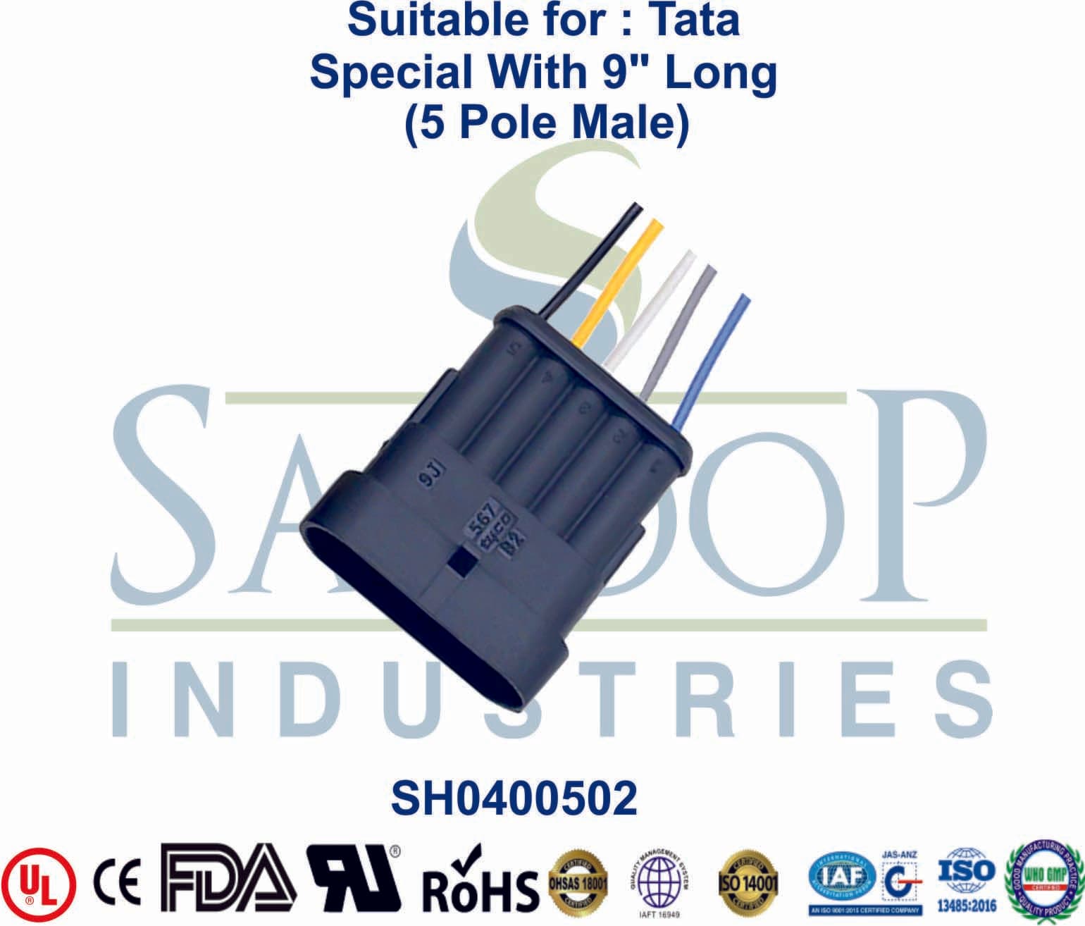 Tata 5 Pole Male - Super Sealed - 1