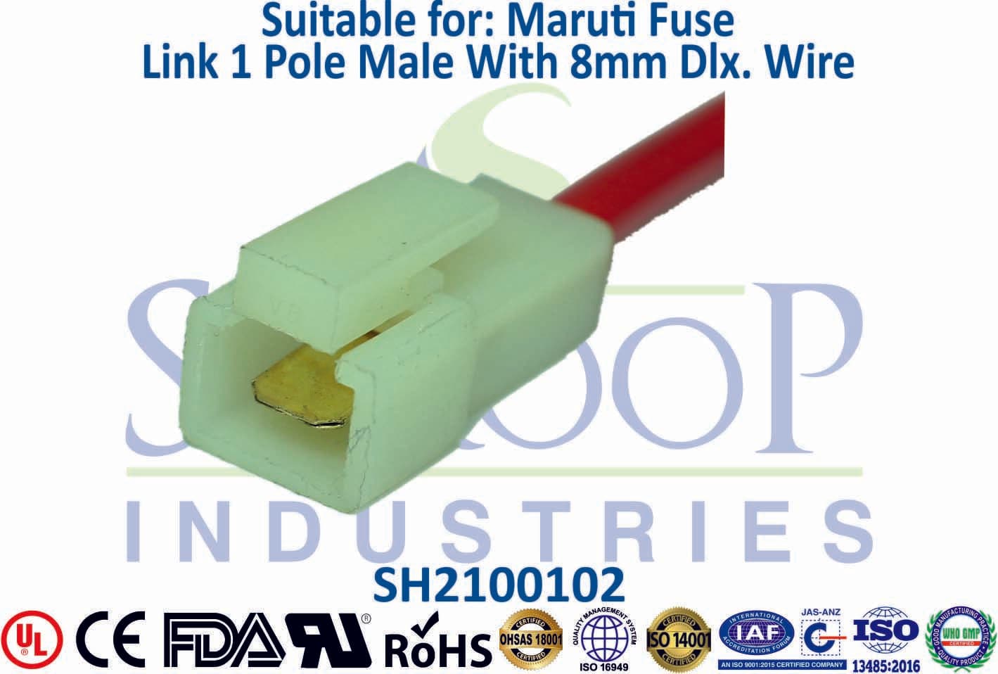Maruti Fuse Link 1 Pole Male Special Connector - 1