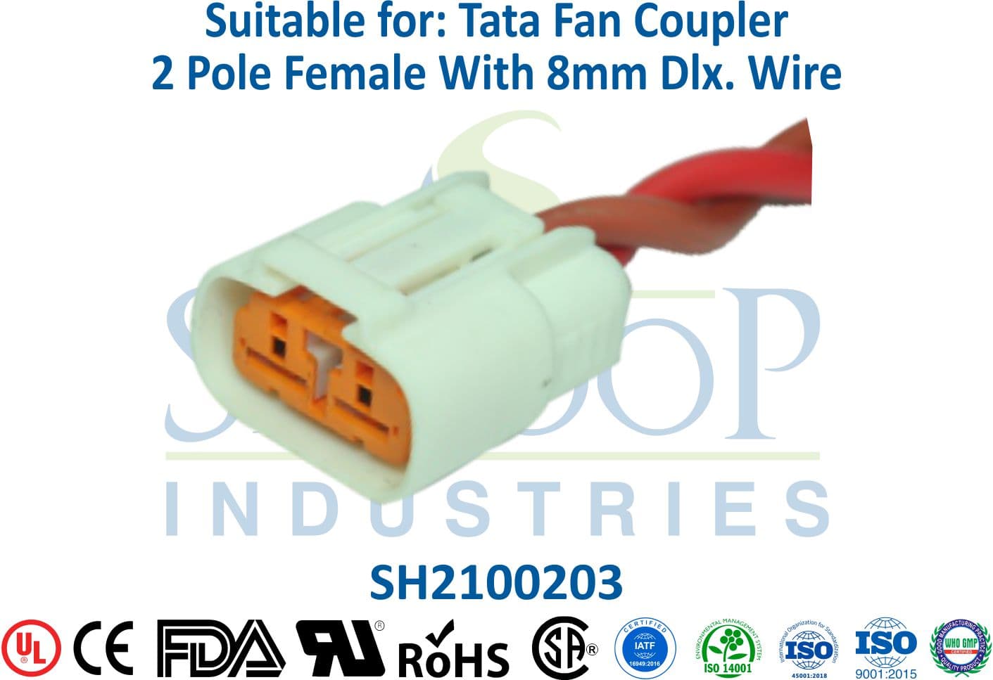 Tata Fan Coupler 2 Pole Female - 1