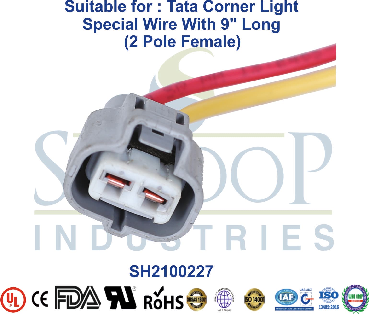 Tata Corner Light 2 Pole Female - 1