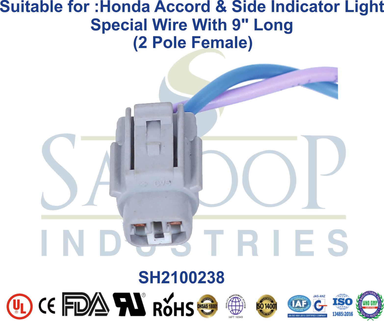 Thermoswitch K Series Maruti Swift Petrol 2 Pole Female - 1