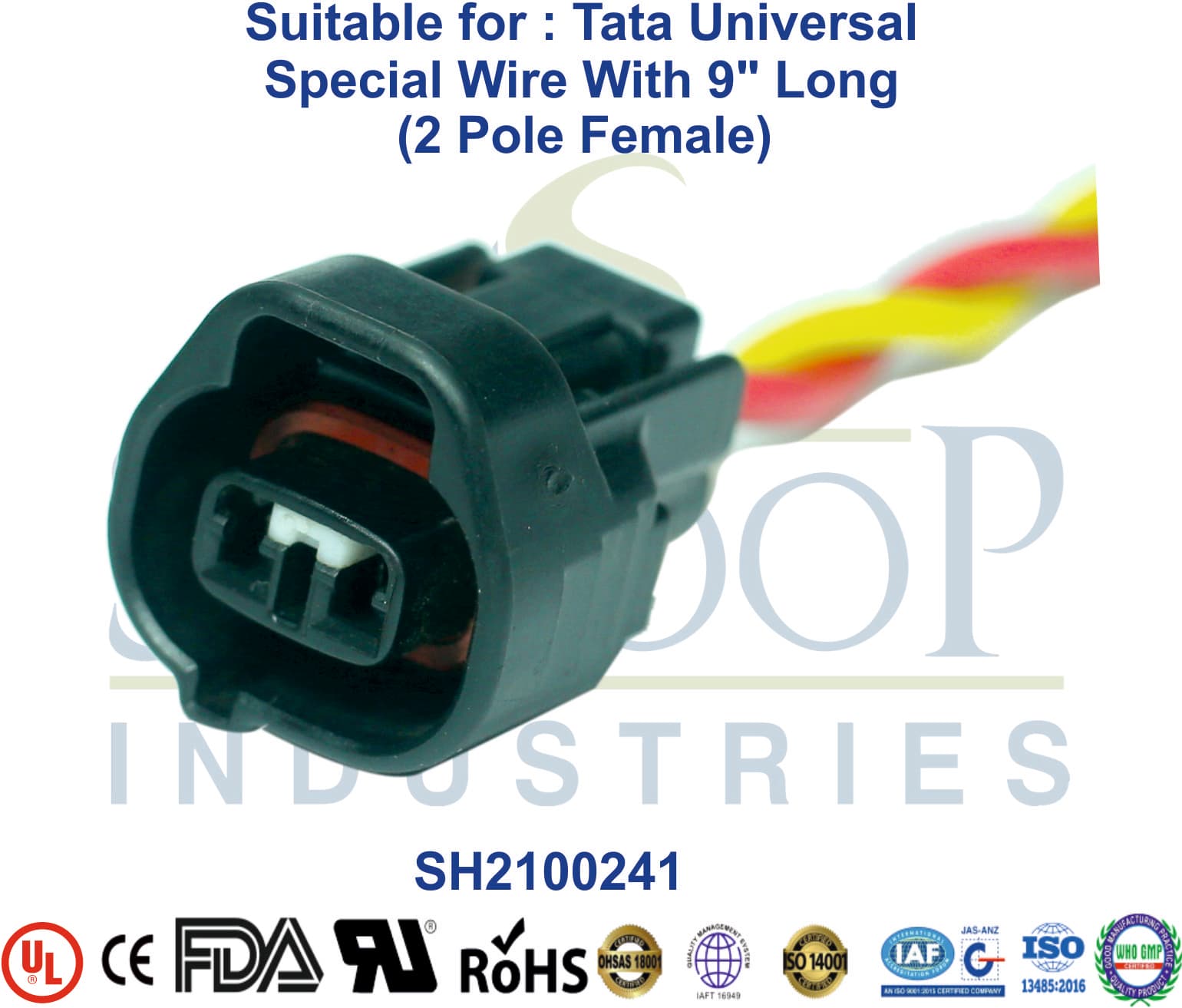 Honda Accord & Side Indicator Light 2 Pole Female - 1