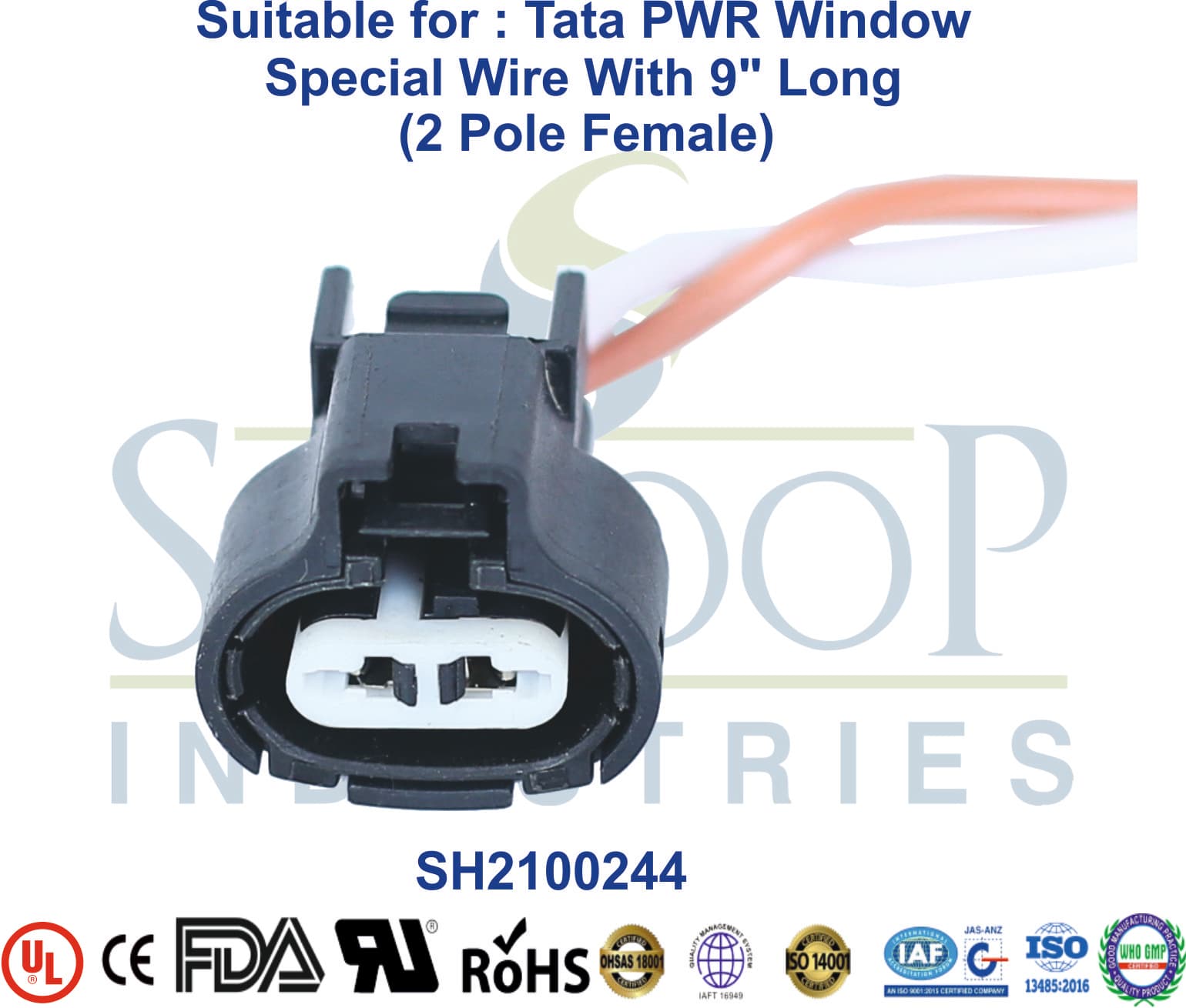 Tata PWR Window 2 Pole Female - 1