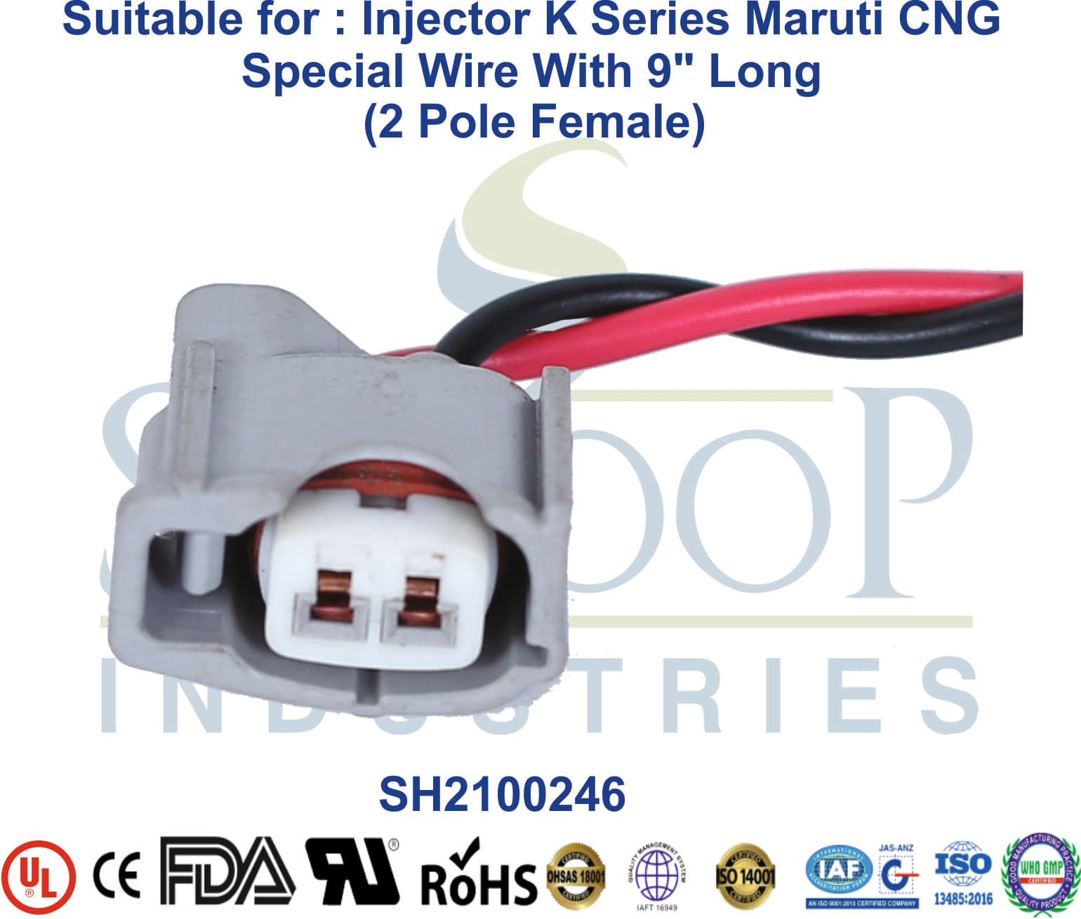 Universal 2 Pole Female - Special Wire - 1