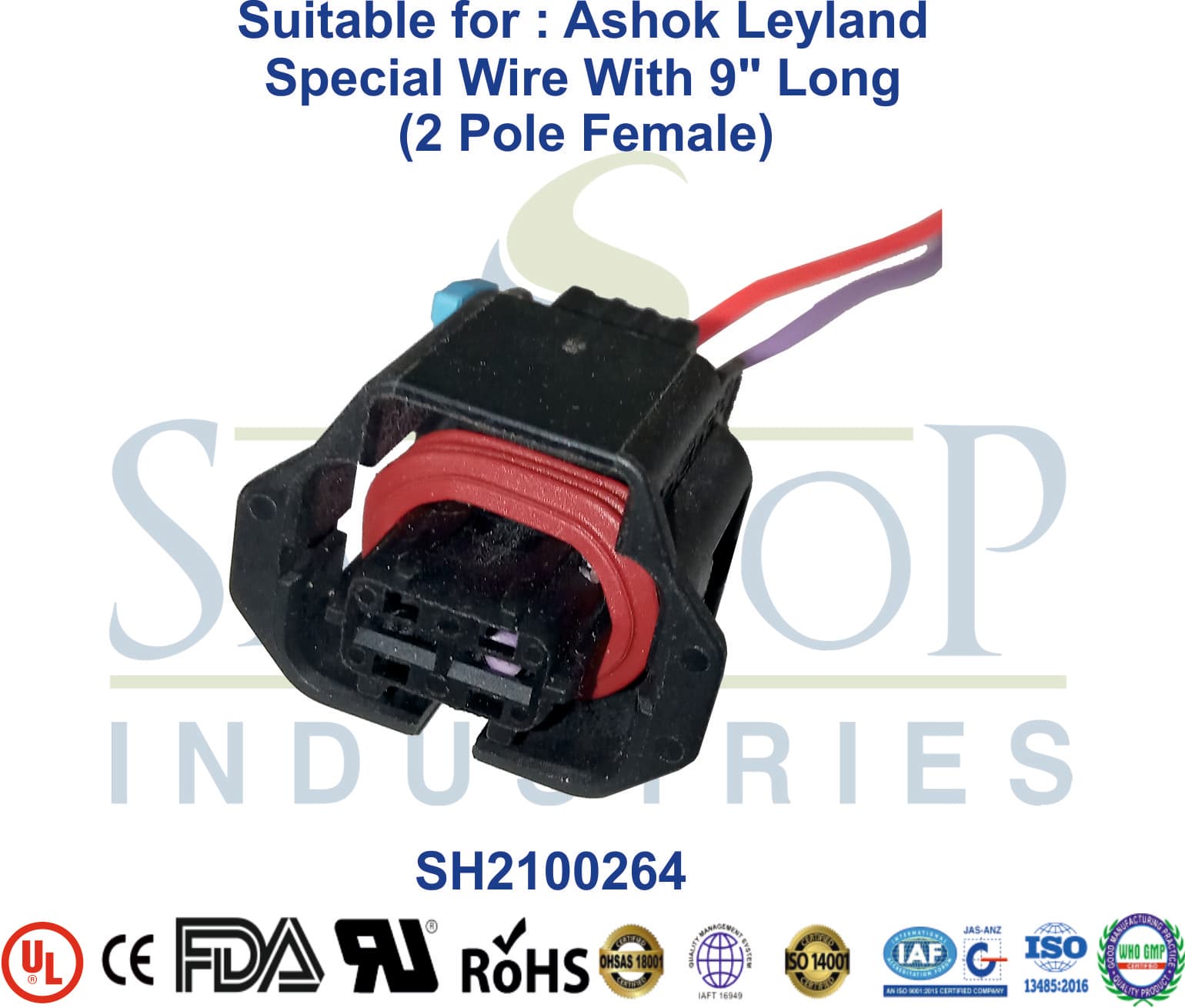Ashok Leyland 2 Pole Female - Special Wire - 1