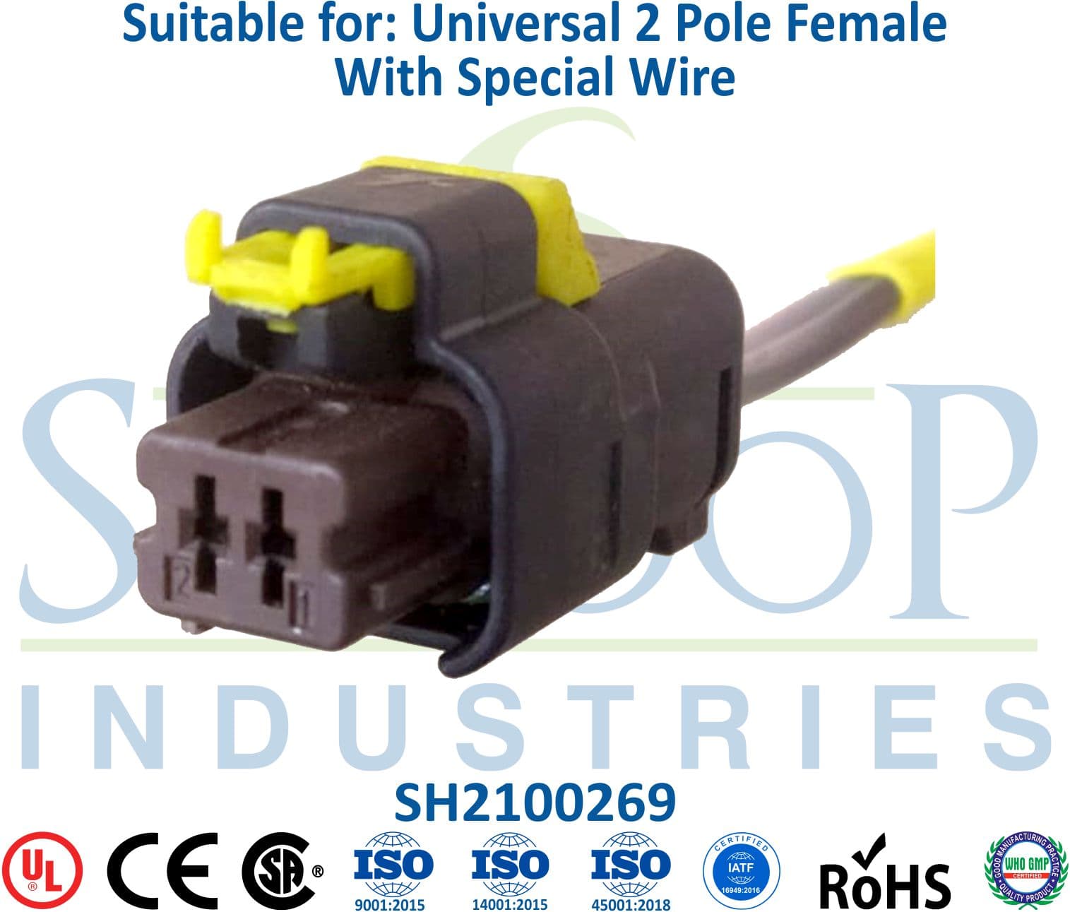 Universal 2 Pole Female - Special Wire - 1