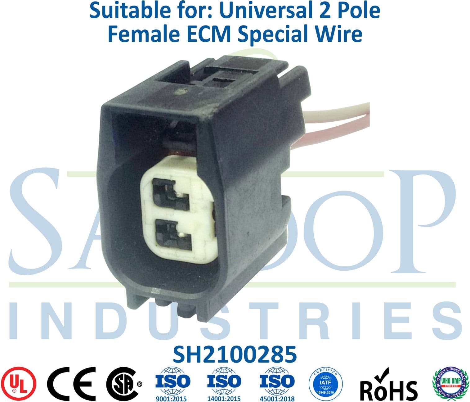 Universal 2 Pole Female - ECM Wire (Type 2) - 1