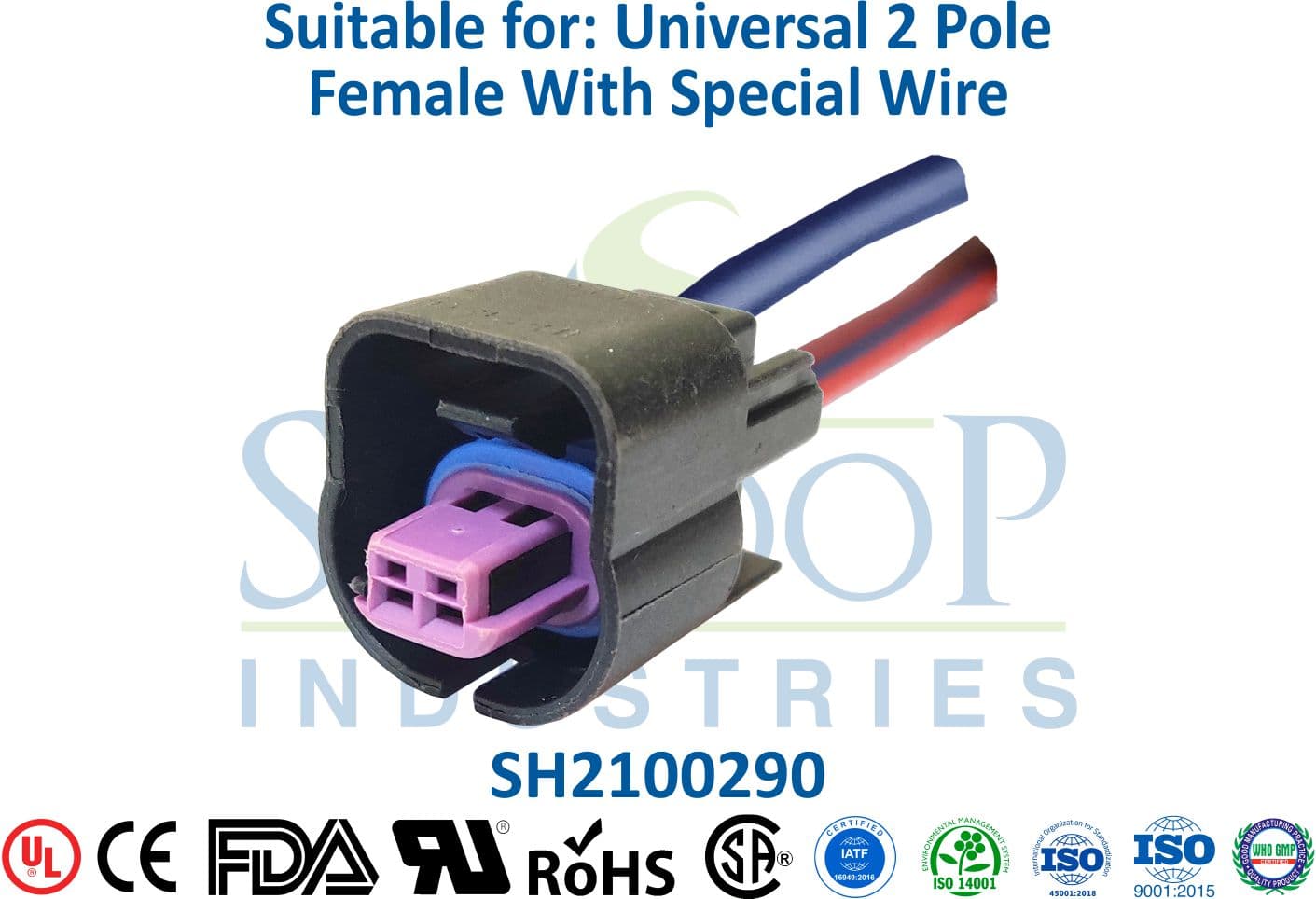 Universal 2 Pole Female - Special Wire (Type 5) - 1
