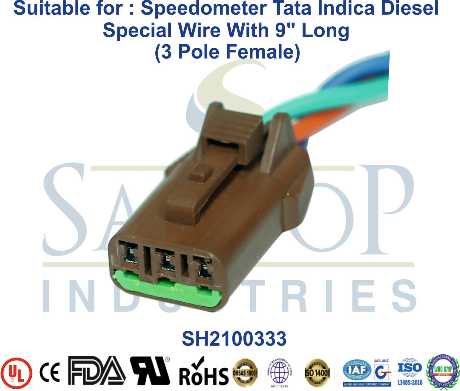 Mahindra Maximo 3 Pole Female - Special Wire - 1