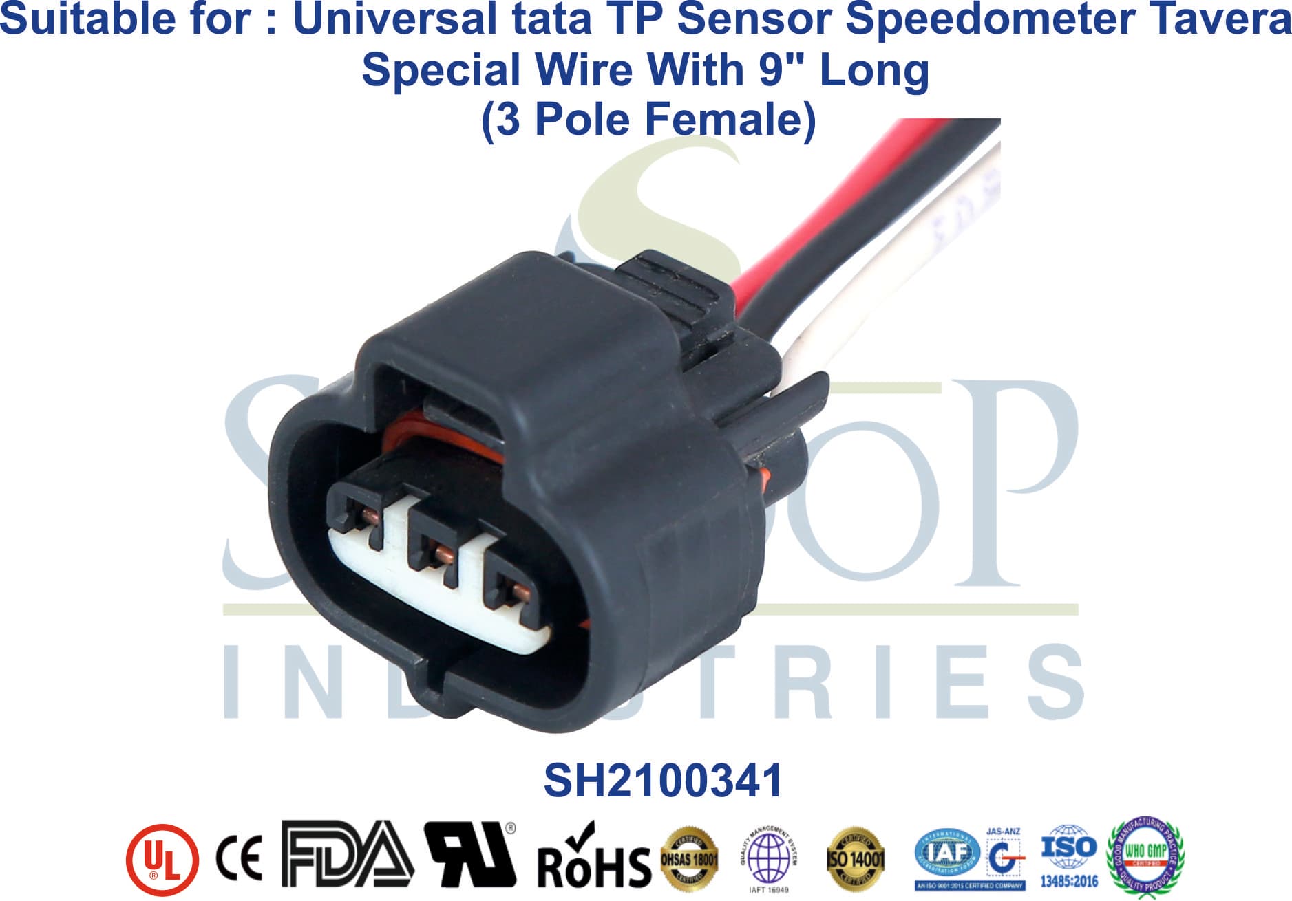 Mahindra Maximo 3 Pole Female - Special Wire (Type 2) - 1