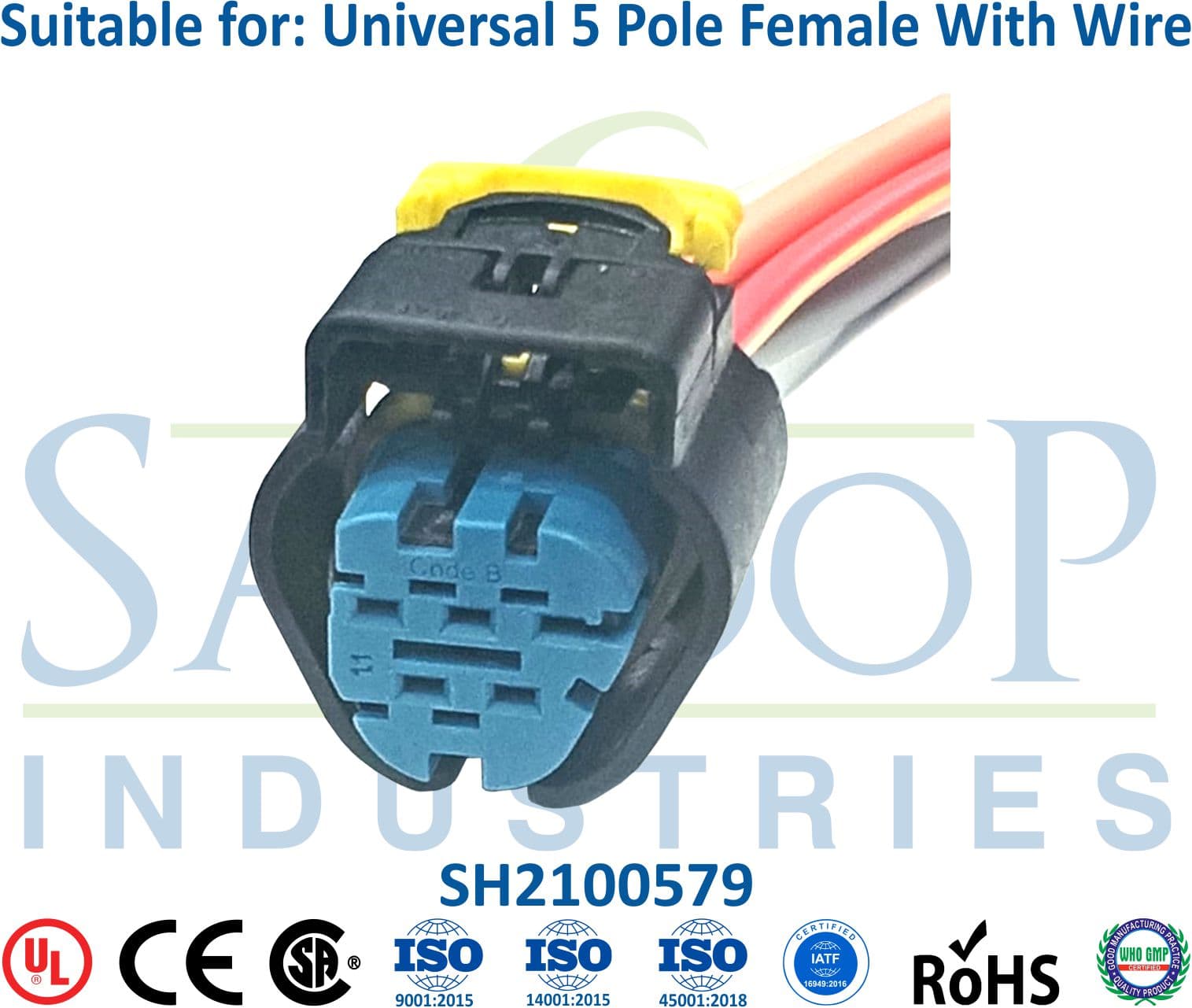Universal 5 Pole Female - Special Wire - 1